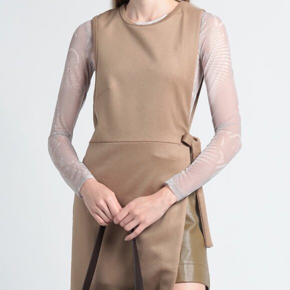 SOCIETE ANONYME Chagal Wool Midi Dress Size M Slit Side Made in Italy RRP €303 - Picture 2 of 6